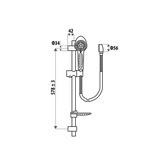 Linkware Elle Cobra Shower On Rail